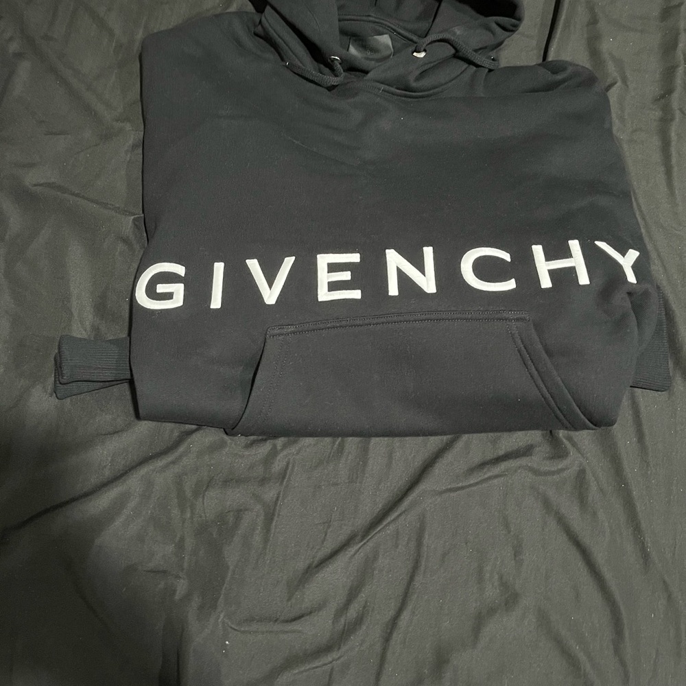 Givenchy Black Sweatshirt with Bold Logo